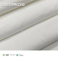 Breathable 95% Organic Cotton 5% Spandex Single Jersey Fabric