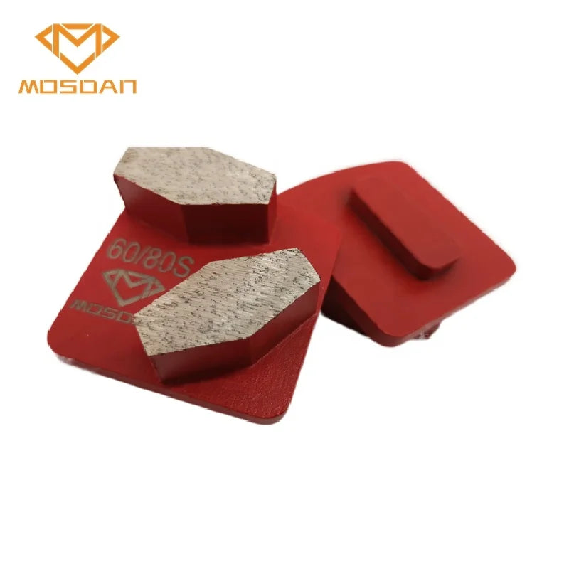 Redi Lock Double Hexagons Diamond Grinding Metals Blades for Concrete