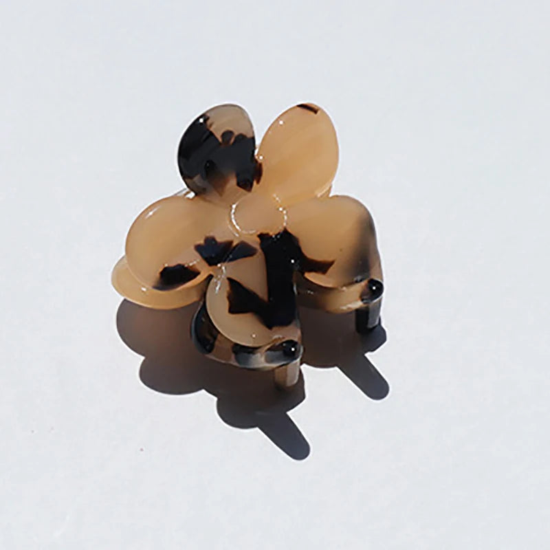 Wholesale 3cm Mini Small Size Girls Sweet Flower Custom Acetate Cute Kids Hair Clips Claws for Hair Styling