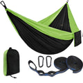 Outdoor Nylon Parachute Fabric Hammock for Single Double Camping Indoor Leisure Swing Chair