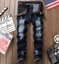 Custom New Design Men Fashion Jeans Trouser Denim Pants Ripped Fancy  Stretch Men Hip Hop Jeans
