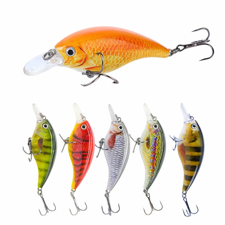 Hot Sale 16.5g 90mm Artificial Bionics ABS Material Trolling Hard Topwater Floating Crankbait Minnow Lure for Fishing