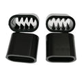 Manufacturer Wholesale Ready to Ship Black Color Plastic One-Way Wristband Lock Sliding Locks for 20Mm Festival Wristbands