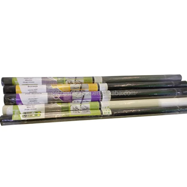Factory Outlet Fiberglass Window Screen Durable Window Mosquito Net Roll Fireproof Glass Fiber Insect Screening Density Mesh