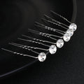 Crystal Bridal Hair Clip Bridal Sets Hair Pin(6 Pieces) Wedding Rhinestone Hair Pin Sets