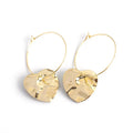 Heart Shaped 925 Sterling Silver Fashion Jewelry Large Drop Hoop Earrings Simple Statement Earrings for Women