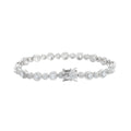 BB152 Bling Bling Brass Cubic Zircon Bracelets Men and Women Tennis Bracelets