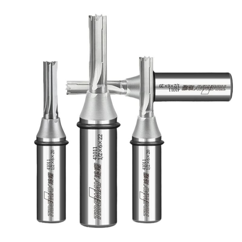 LAIWEI ZR A8 CNC Industrial-Grade 6-Blade TCT Straight Router Cutter ODM/OEM Engraving Cutter Altin/Tin Coating  TCT Router Bits