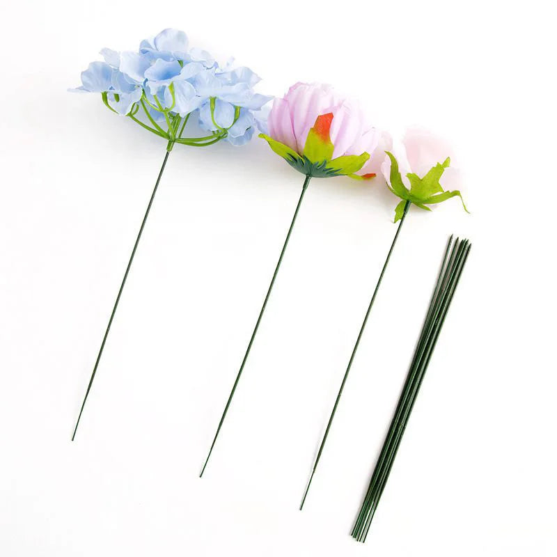 Factory Sale 25cm 40cm Flower Stems DIY Flower Bouquet Wedding Decoration Artificial Rose Stem