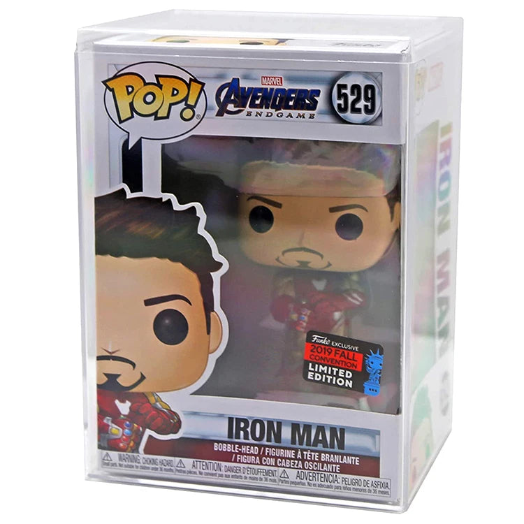 Hard Case Compatible Creased Edges Plastic POP Protector Stackable Funko Pop Display Case