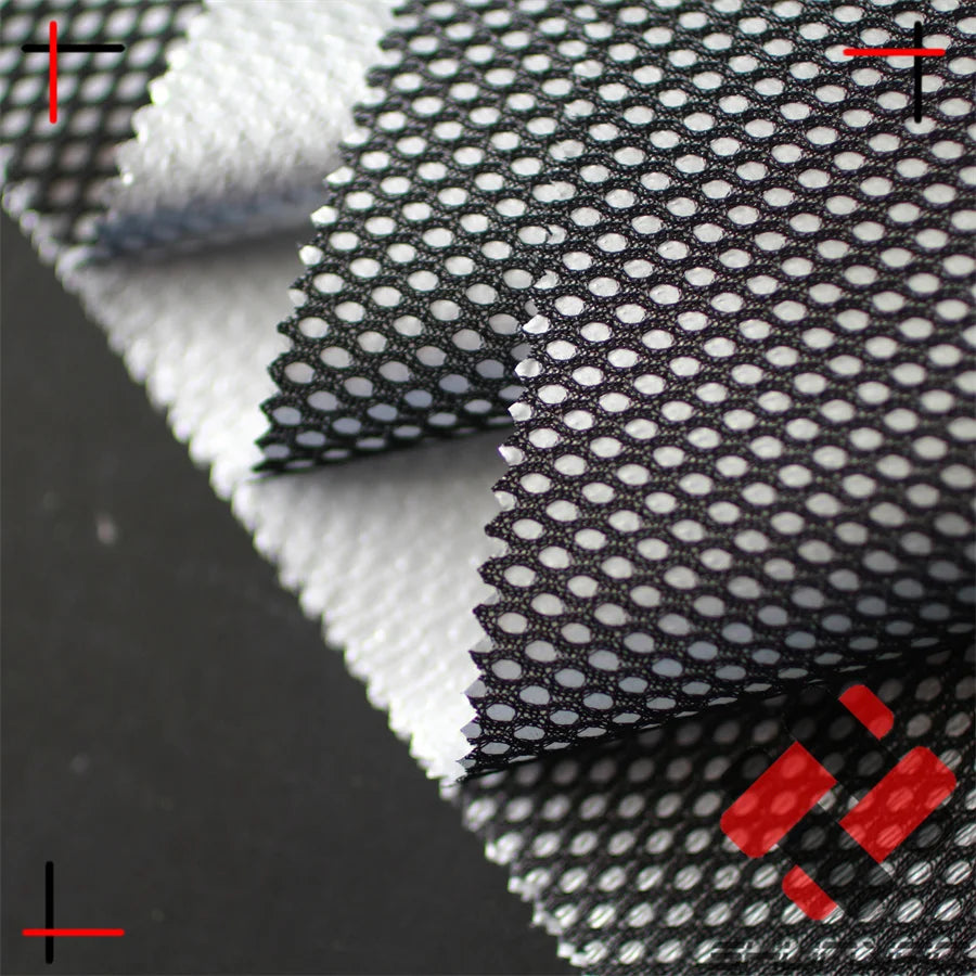 Heat Reflective Polyester Mesh Fabric Silver Bonded for keep warm Lining
