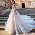 AL1397 2025 Custom Women's Wedding Dress Factory Wholesale Cheap Lace Embroidery Bridal Gown with Crystal & Ruffle Decorations