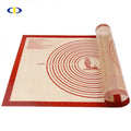 Heat Resistant Reusable Silicone Mat Rolling Mat for Baking 16.5*11.6inch