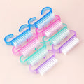 Manicure Soft Remove Dust Care Pink Cleaning Dust Pink Soft Pedicure Nail Art Tool Portable After File Nail Cleaning Brush