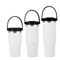 2024 Watersy Double Wall Stainless Steel Tumbler 20oz/30oz/35oz Insulated Vacuum Thermal Cups Travel Mugs with Handle Lid