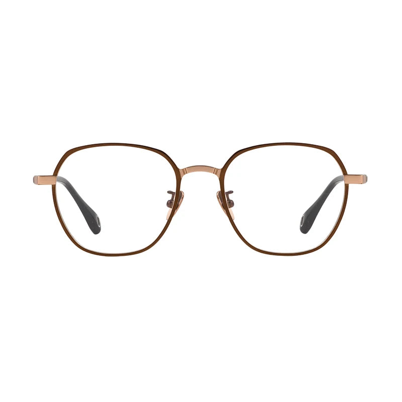 Popular Fashion Custom Luxury Titanium Men's Optical Glasses Diamond Shaped Eyeglass Frames Premium Design