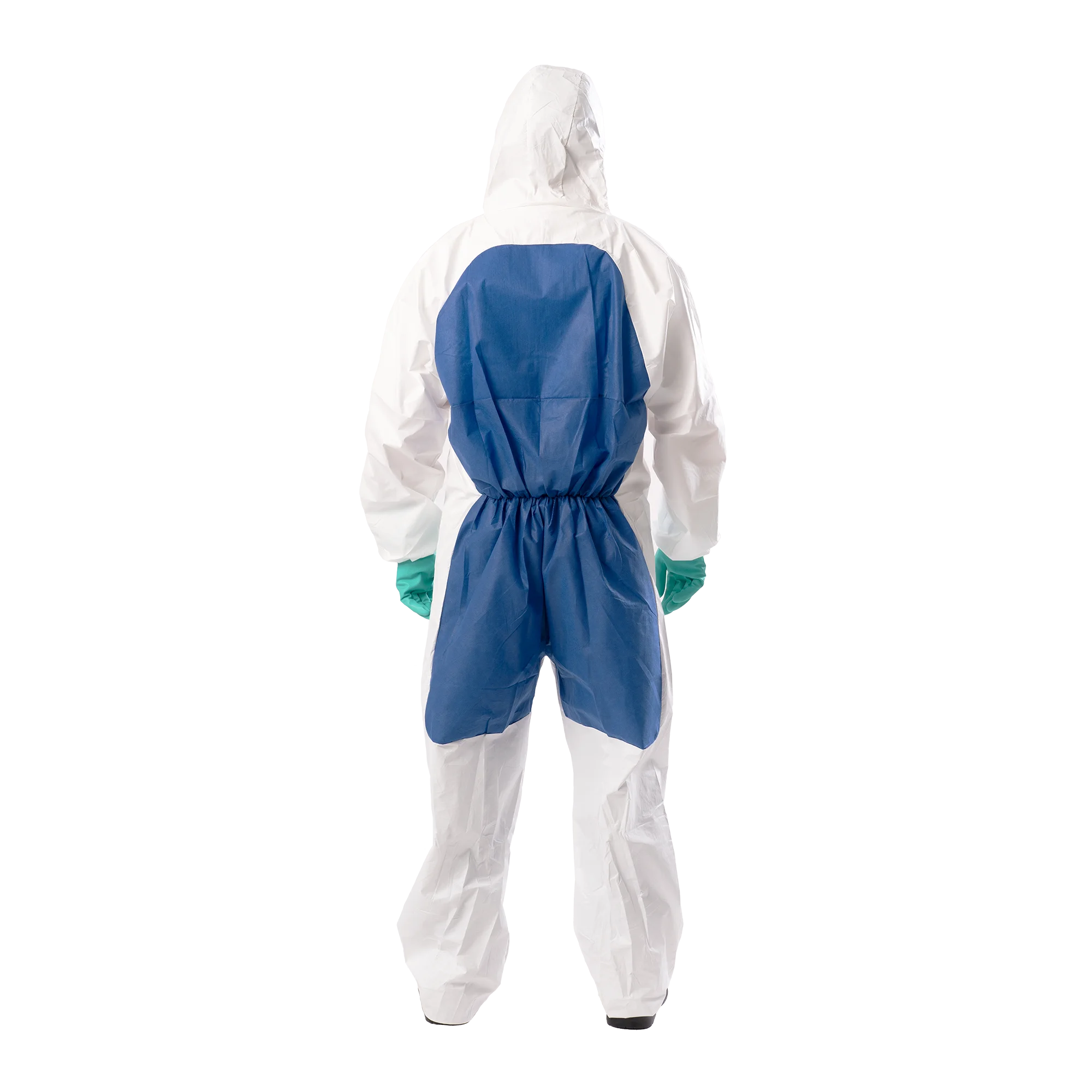 55gsm Bulk Type 5/6 CE Cleanroom Breathable Chemical Resistant Clothing PP PE Microporous SMS Disposable Coveralls