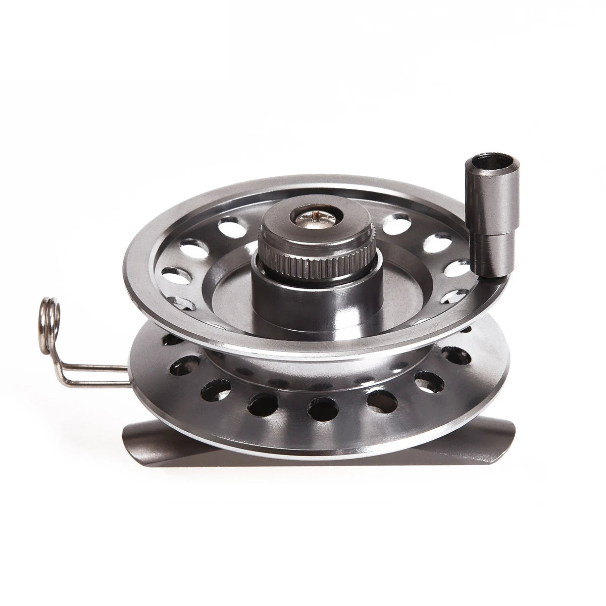 WEIHE  Ice Fishing Reel 2BB  Lightweight All Metal Winter Fishing Wheel Left/Right Hand for Carp Trout Winter Fishing