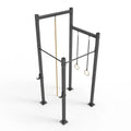 Multi-Function Home Gym Rack Outdoor Fitness Exercise Equipment Power Cage Squat Gym Rack Climbing Rack for Yard Garage Cross