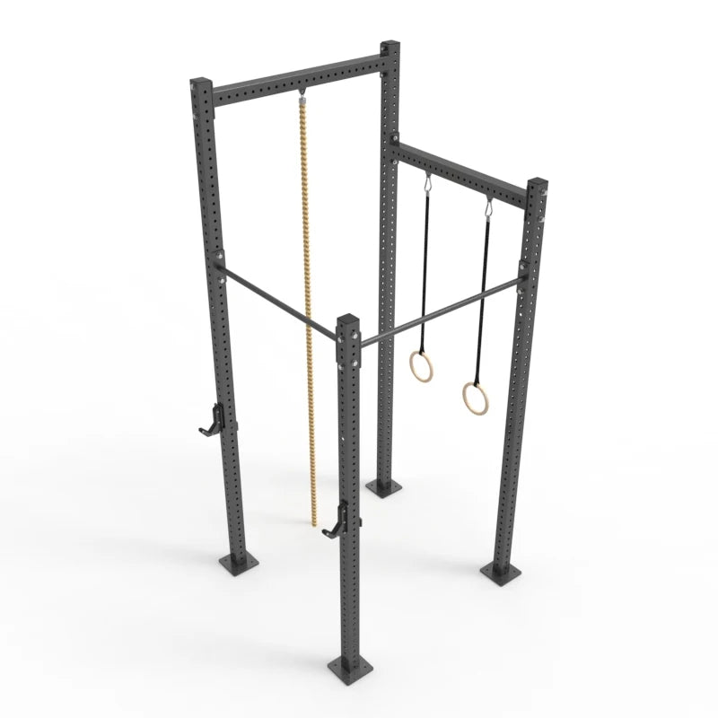 Multi-Function Home Gym Rack Outdoor Fitness Exercise Equipment Power Cage Squat Gym Rack Climbing Rack for Yard Garage Cross