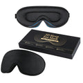 2026 Luxury 3D Sleep Eye Mask Earplugs Set Ice Silk Comfortable Eye Cover Night Blindfold for Sleeping Traveling