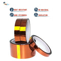 High Temperature Heat Resistant Pi Film Silicone Adhesive 10^6 - 10^9 Low-Static Anti-Static ESD Kaptons Polyimide Tape