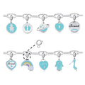 Wholesale Various Styles Colored Enamel Charm Stainless Steel Small Heart Pendant Charm for DIY Jewelry Bracelet Making