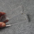Square Transparent Double-Sided Clear Acrylic Magnet Mini Rectangle Frames Plastic Token Use