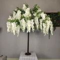 M811 Custom Wedding Table Centerpiece Flower Ornament Tree Silk Artificial Cherry Blossom Tree Decoration