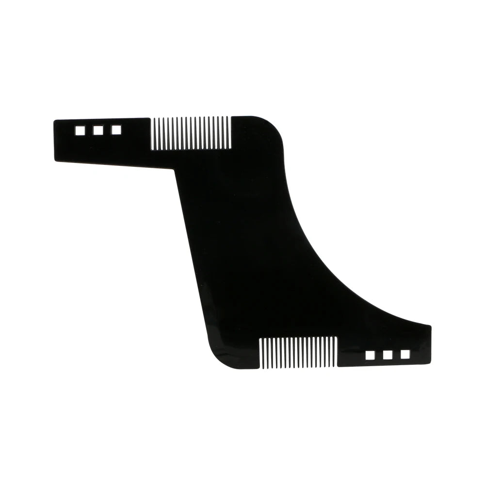 Men Beard Shaping & Styling Tool with Comb for Perfect Line up & Edging with a Beard Mustache Trimmer