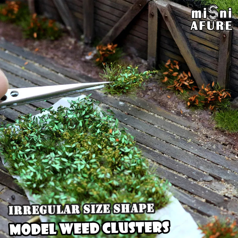 Artificial Static Weeds Grass Scene Miniature Architecture 1:35 1:48 1:72 1:87 O HO N TT Z Ho Scale Train