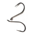 92554 Stainless Steel Fishing Hooks Barbed Hook White Offset Long Shank Octopus Fishhooks for Soft Fishing Lure