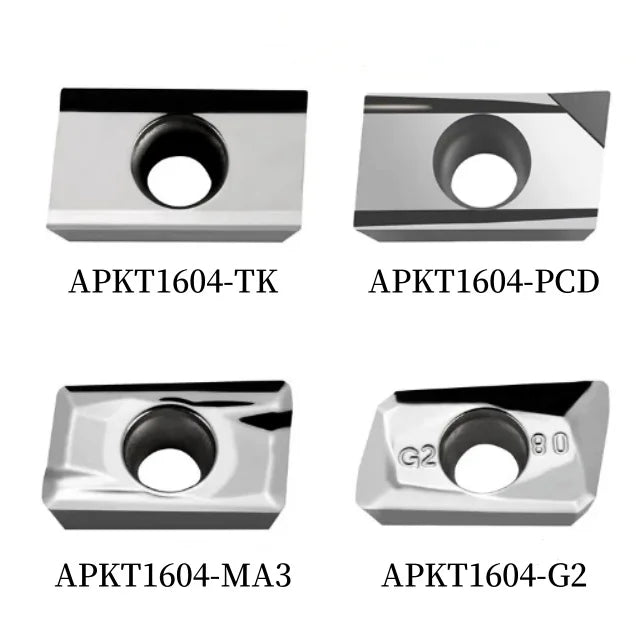 CHENGZHEN APKT 1604 APKT1135 Aluminum Turning Inserts - CVD/PVD Coated Milling Blades - Professional Alloy Wood Threading RoHS