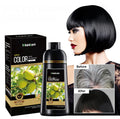 OEM 3 in 1 Herbal Hair Color Dye Cream Fast Gray Coverage Long-lasting Ammonia-Free Black Hair Dye Shampoo for Women and Men