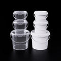 Airtight clear Plastic Bucket with Lids PP Bucket 300ml-5L Food Grade Ice Cream Tub Durable Pail for Cold-chain Transportation