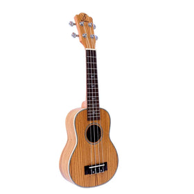 Customizable 23-Inch Concert Zebra Wood Stringed Instruments Gift High-End Ebony Fingerboard Koa Acoustic Bass Tenor Guitar Matt