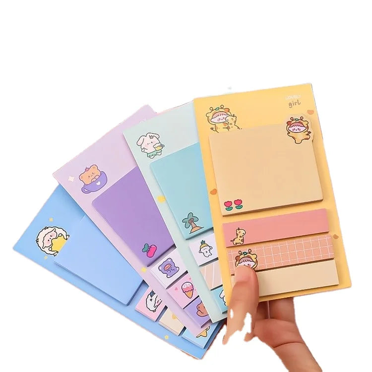 Cartoon Papeleria Sticky Notes Student Ins Office Classified Memo N Times Posted Mark Message Index Sticker Memo Student Note