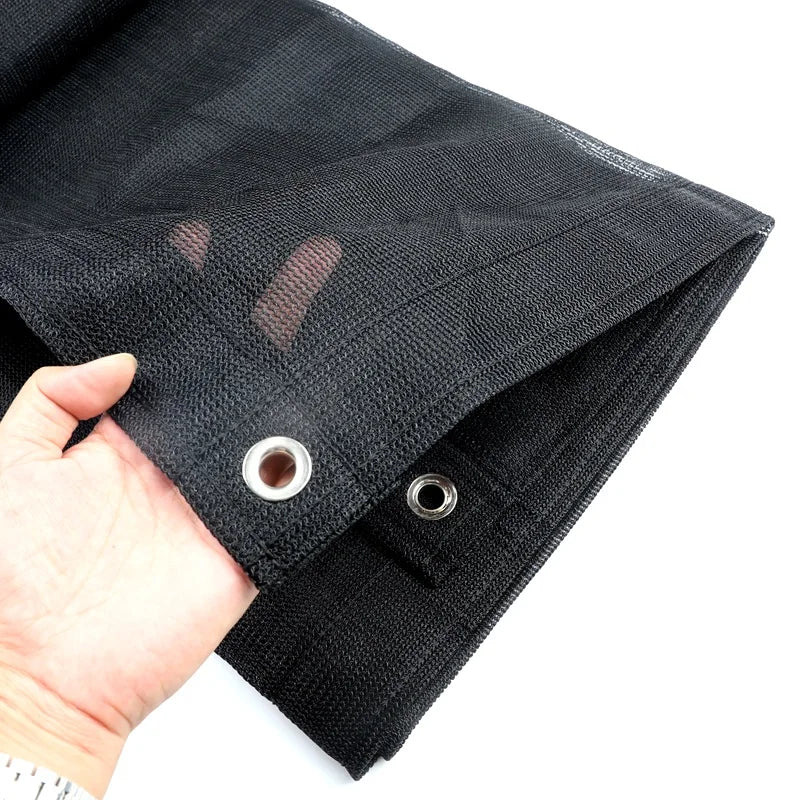 260GSM 8~10 Years 75% Shading Anti UV Black Mono Sun Shade Net Heavy Duty HDPE Mesh for Garden Succulent Plants Sunshade Shelter