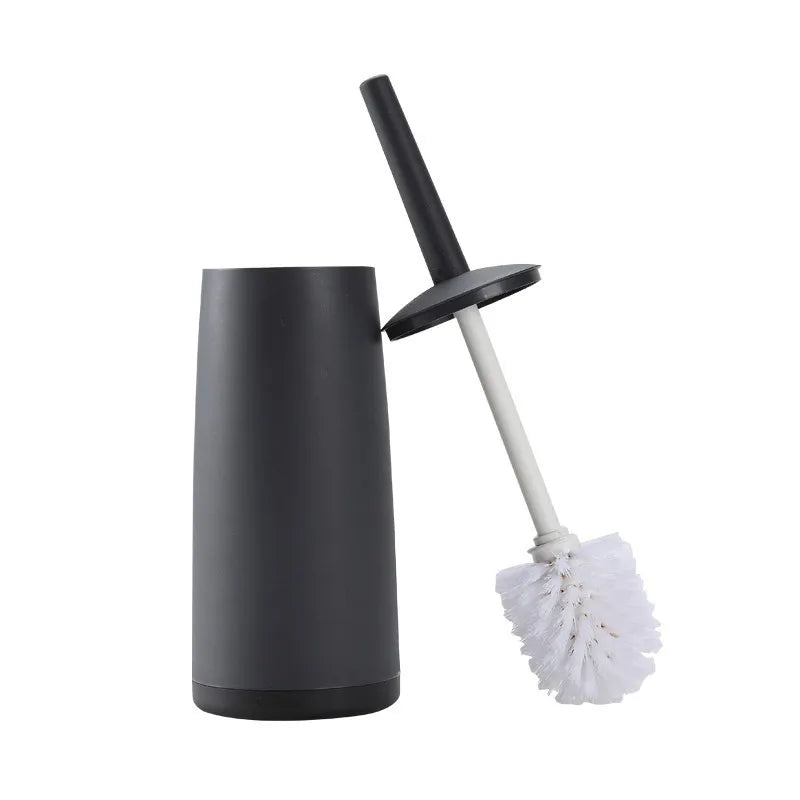 European Style Long Handle PP Toilet Cleaning Brush Set with Splash Water Feature