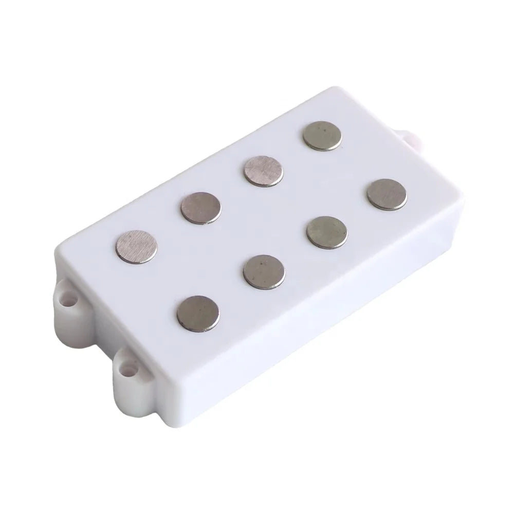 Donlis DM451 Alnico 5 Magnet 4 String Musicman Bass Pickup with 9mm Large Rods and 4 Conductor Humbucker Output Wires