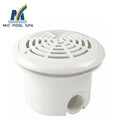 Round Shape Swimming Pool plastic Bottom Main Drains For Pool Fitting Suction