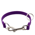 Small Tactical Dog Collar PVC Webbing Comfortable Soft Easy Clean Custom Length Multiple Solid Colors Eco-Friendly Durable
