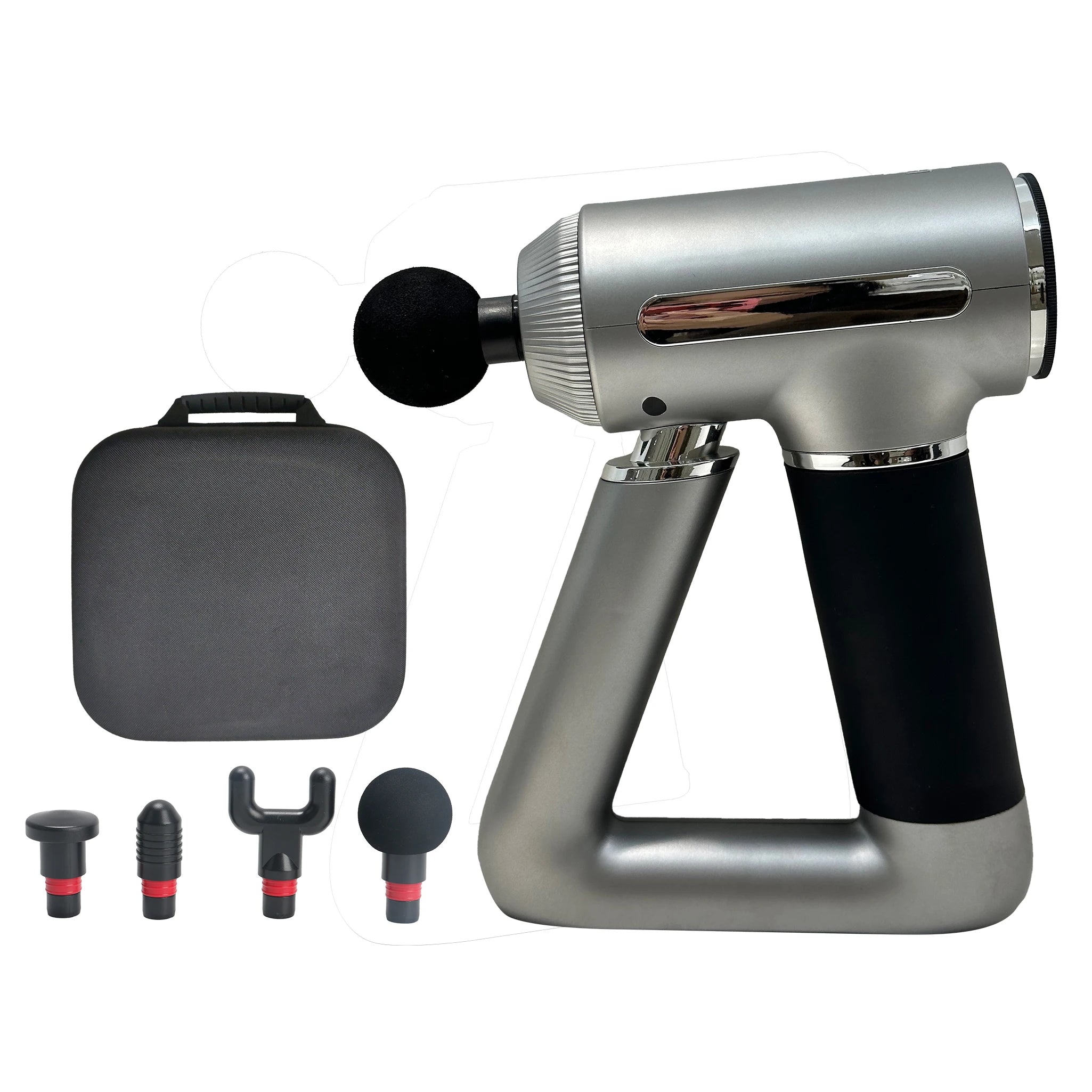 LUYAO 2025 New Quiet Fascial Body Massage Gun ABS Material Deep Tissue Stimulator for Muscle and Head Application