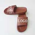 2024 Canada Great Slides Custom Fashion logo Factory Price Slippers Unisex Soft Manufacturers Customized Rubber Slides for Adult