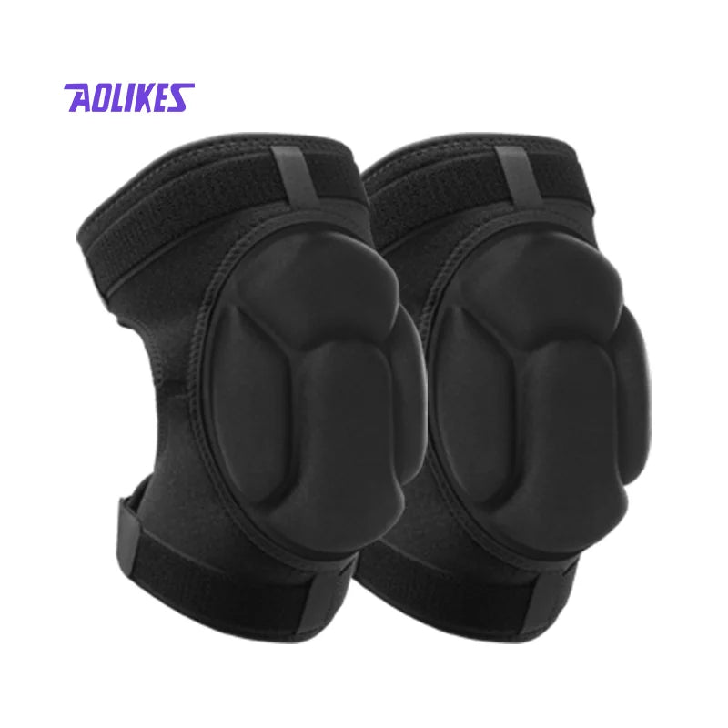 AOLIKES Men's Compression Knee Brace Elastic Support Pads Knee Pads Fitness Equipment Volleyball Basketball Cycling 0217B