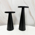 Candle Holders Modern Metal Candlestick Wedding Candle Stand Exquisite Christmas Desktop Party Decor for Home Decor Black Gift