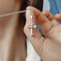 New Style Jewelry Cross Diamond Pendant Necklace Jewelry Wholesale Women Necklace