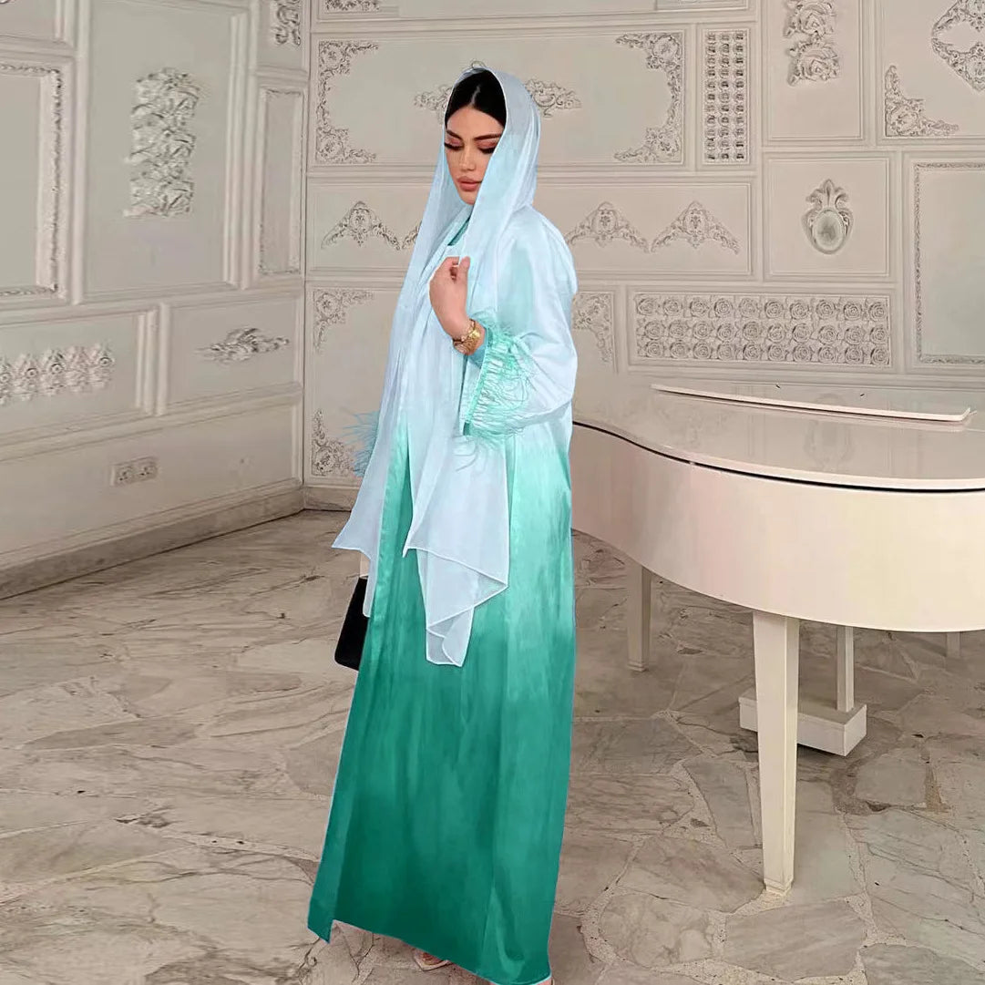 MQ060 Custom Manufacturer Gown Style Abaya Modest Khimar Hijab Abaya