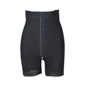 High Compression Tummy Control High-Waisted and Hip-lifting Three Hooks Open Crotch With Zipper Control Panties Plus Size Girdle