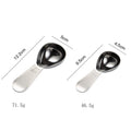 Hongda Silver Plated Stainless Steel Measuring Spoon 15ml Capacity Mirror Polish Eco-Friendly Minimalist Short Handle Tea Coffee